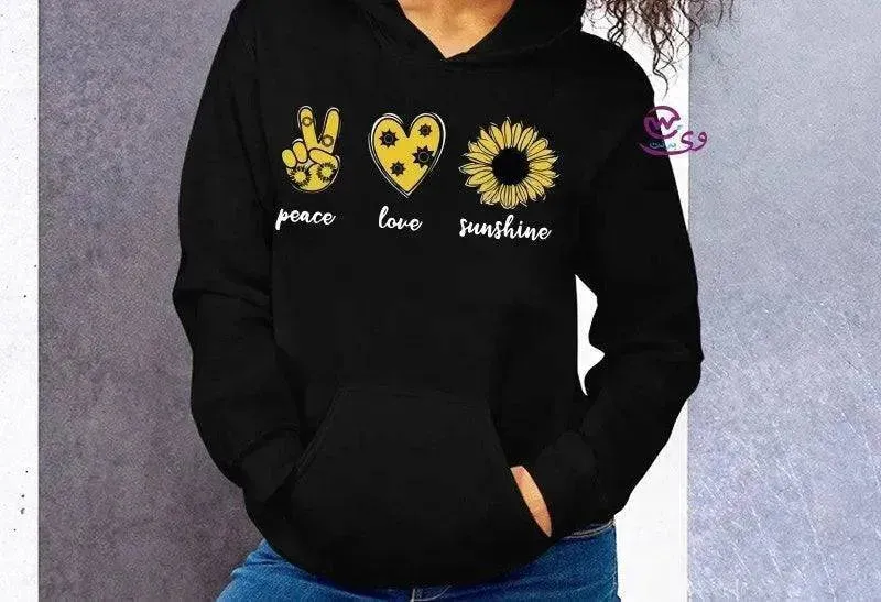 Adult Hoodies -Sunflower