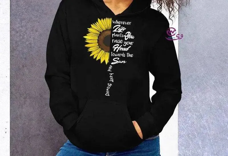 Adult Hoodies -Sunflower