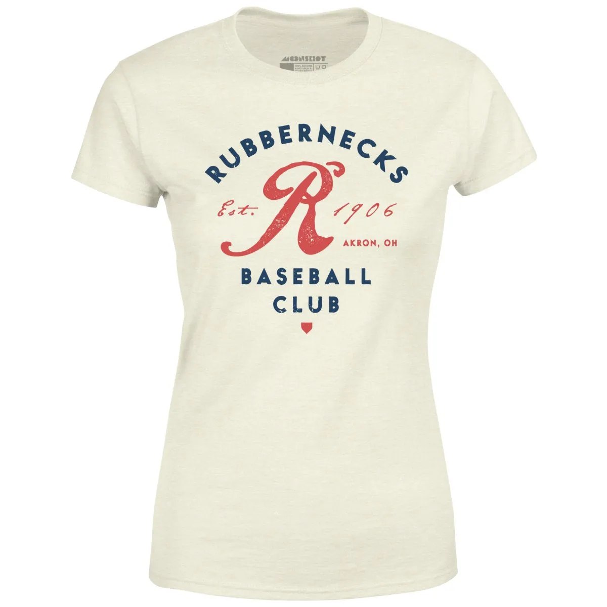 Akron Rubbernecks - Ohio - Vintage Defunct Baseball Teams - Women's T-Shirt