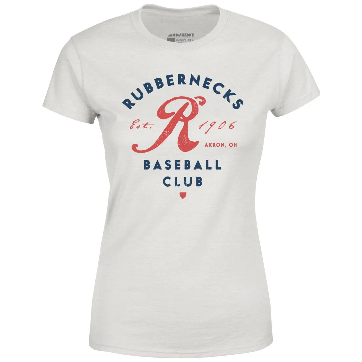 Akron Rubbernecks - Ohio - Vintage Defunct Baseball Teams - Women's T-Shirt