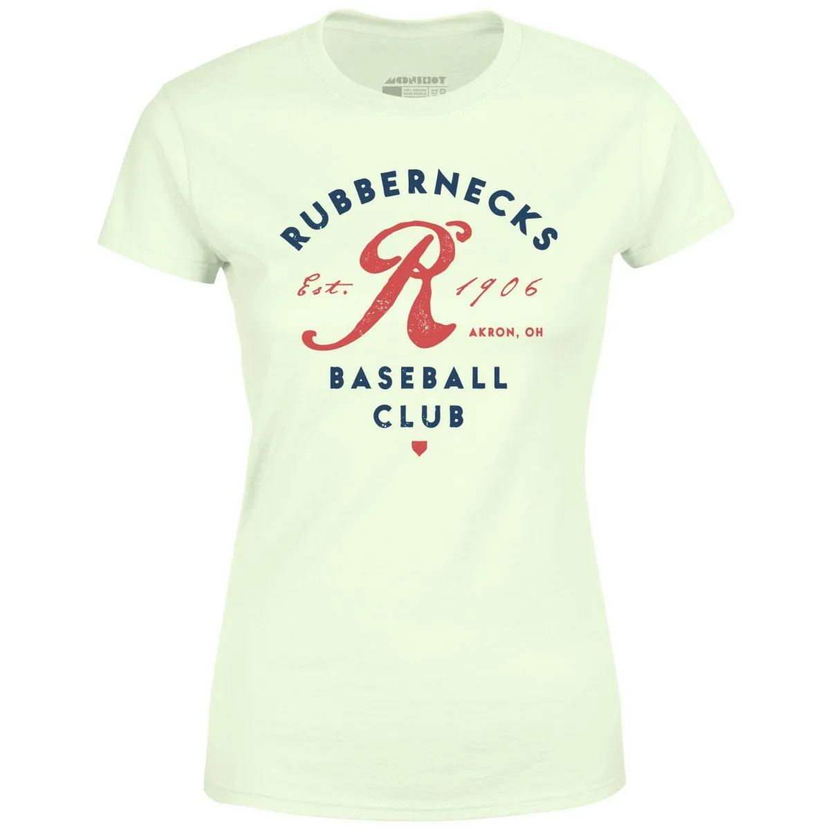 Akron Rubbernecks - Ohio - Vintage Defunct Baseball Teams - Women's T-Shirt