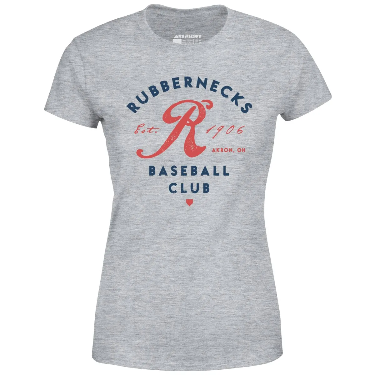 Akron Rubbernecks - Ohio - Vintage Defunct Baseball Teams - Women's T-Shirt