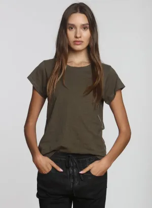 Ava Classic Tee - Army