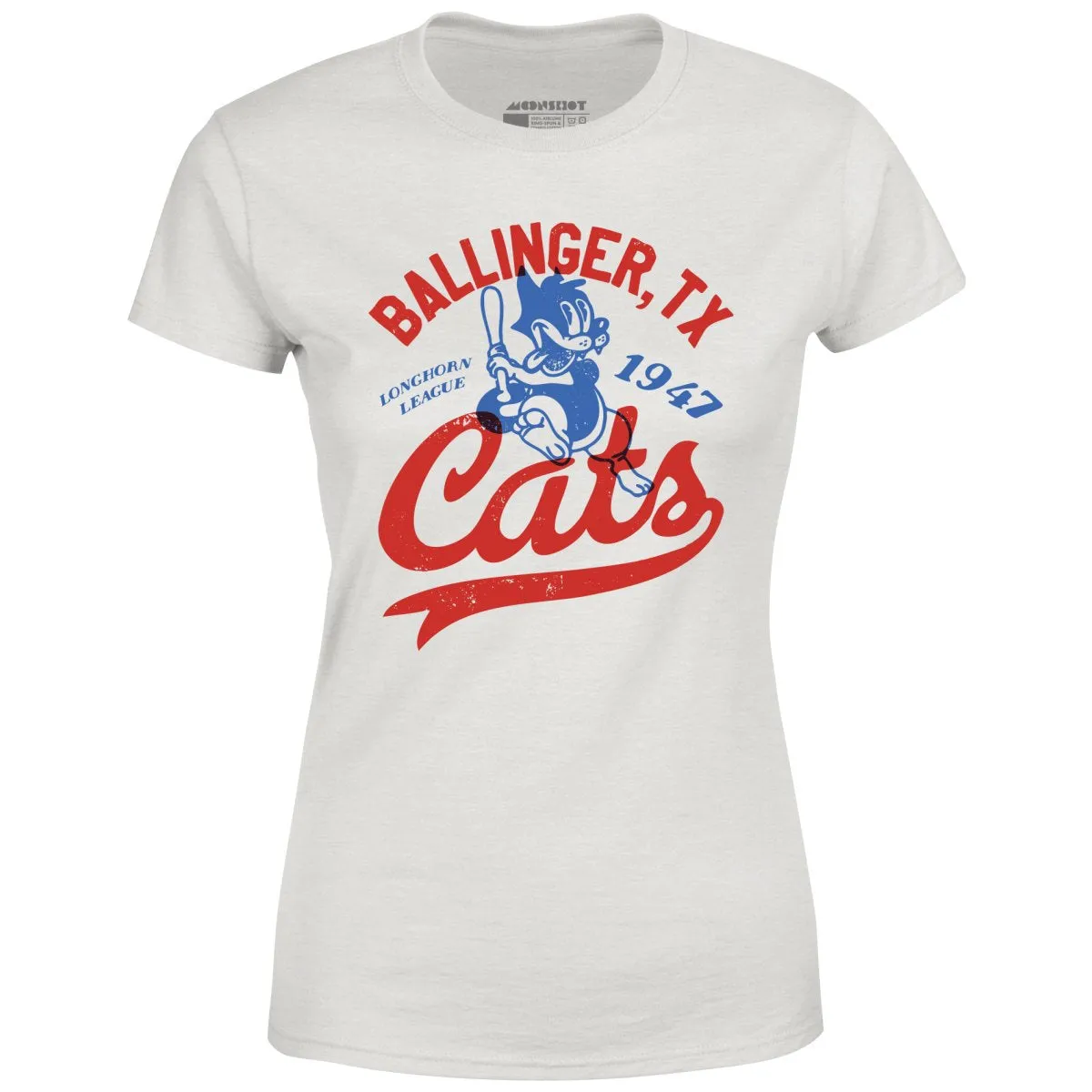 Ballinger Cats - Texas - Vintage Defunct Baseball Teams - Women's T-Shirt