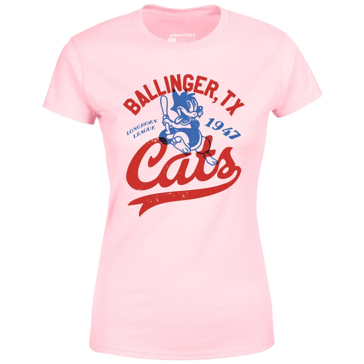 Ballinger Cats - Texas - Vintage Defunct Baseball Teams - Women's T-Shirt