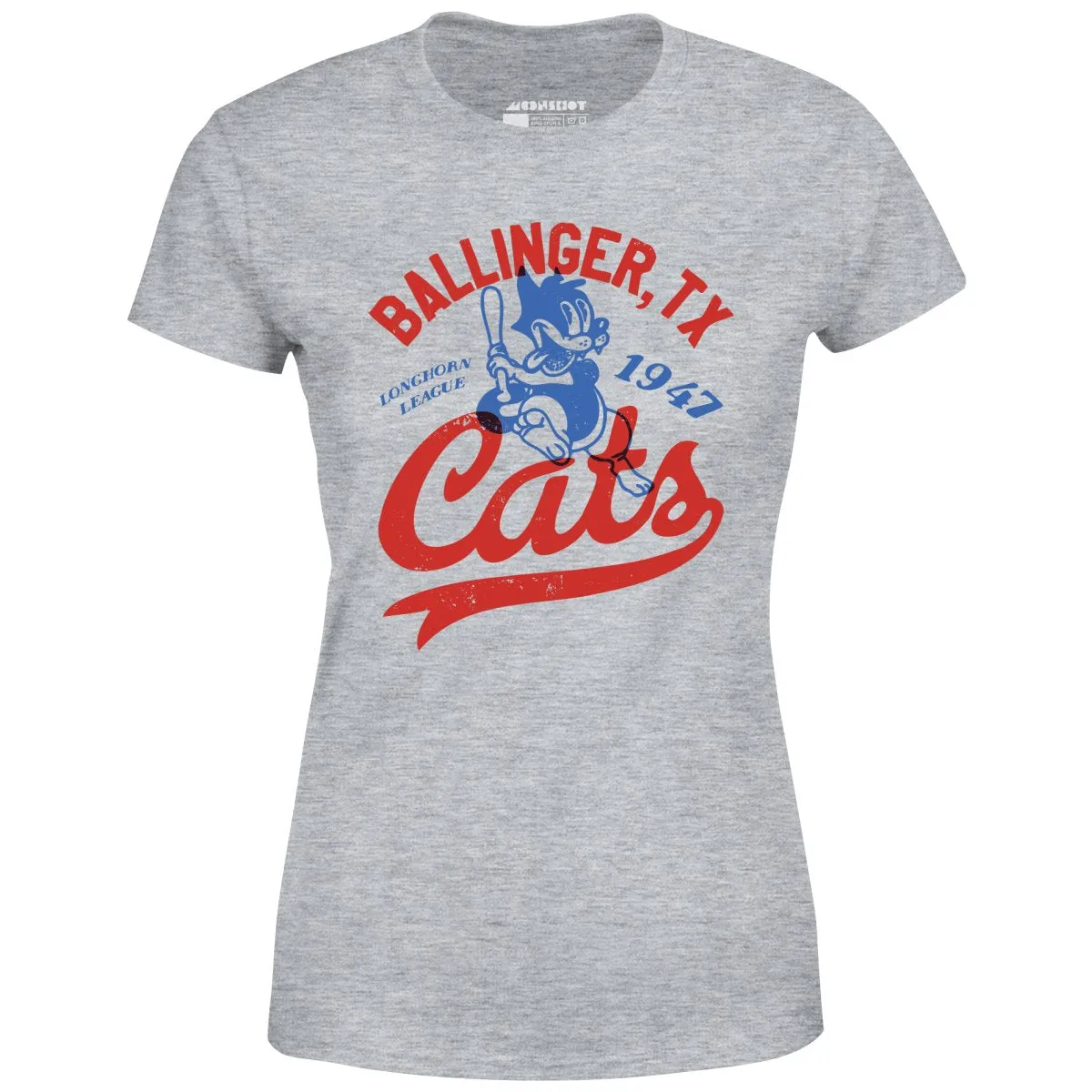 Ballinger Cats - Texas - Vintage Defunct Baseball Teams - Women's T-Shirt