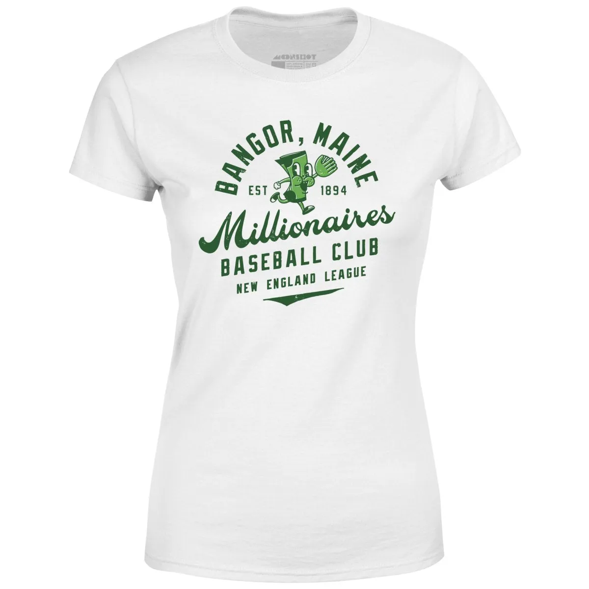 Bangor Millionaires - Maine - Vintage Defunct Baseball Teams - Women's T-Shirt