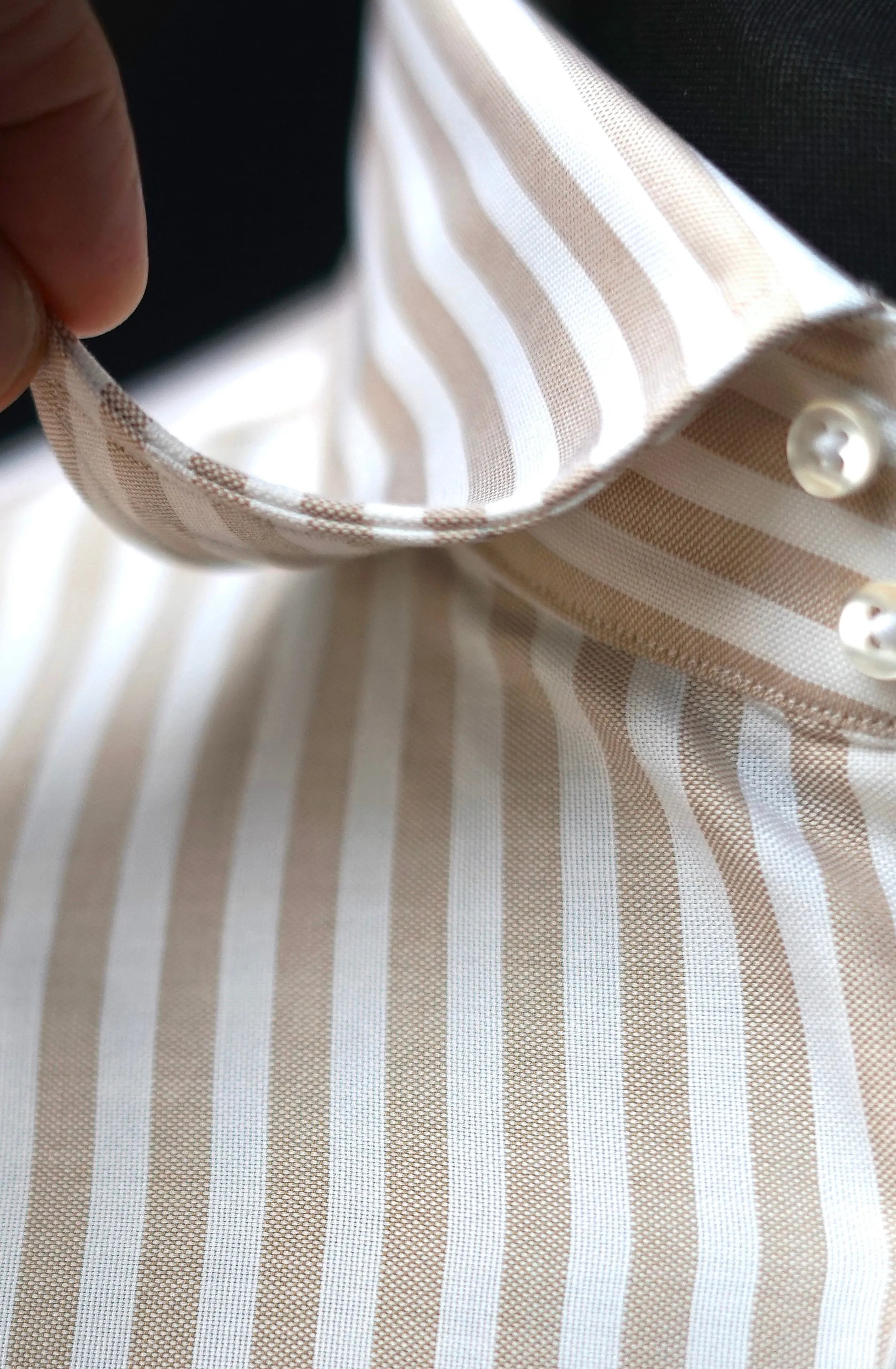 Bottega Pin Point Stripe Dress Shirt