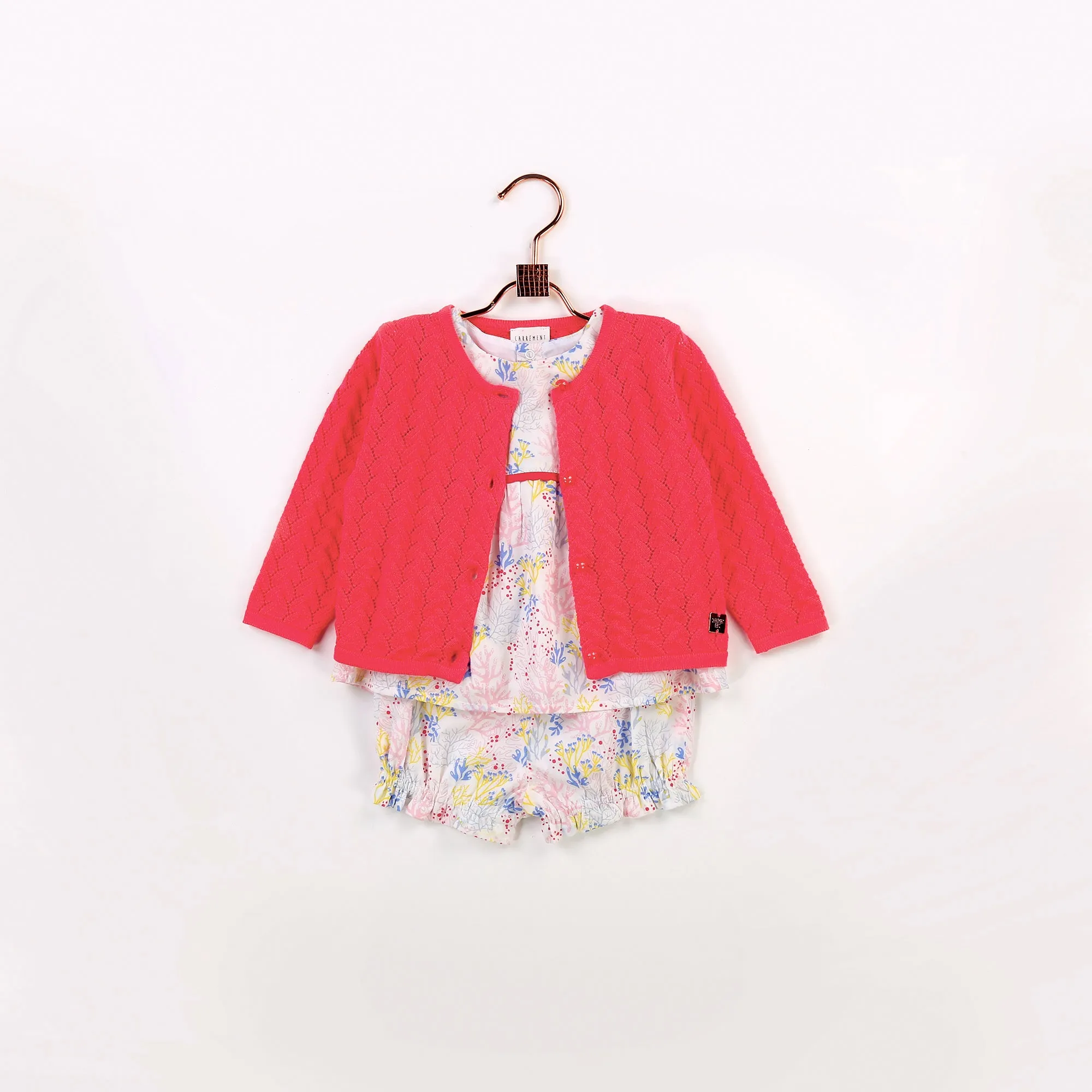 Carrement Beau Knitted Cardigan Summer Pink