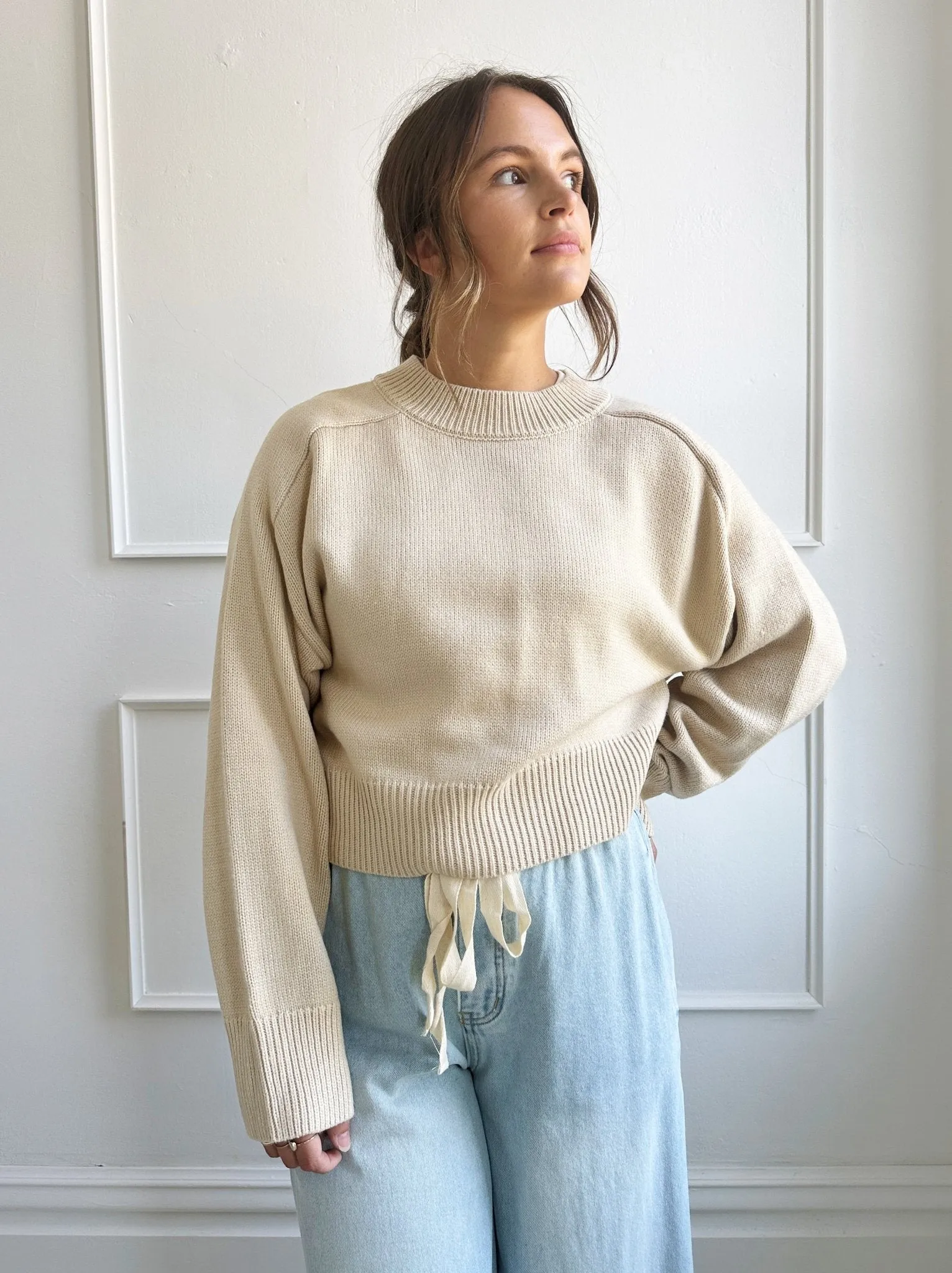 Classic Cropped Sweater