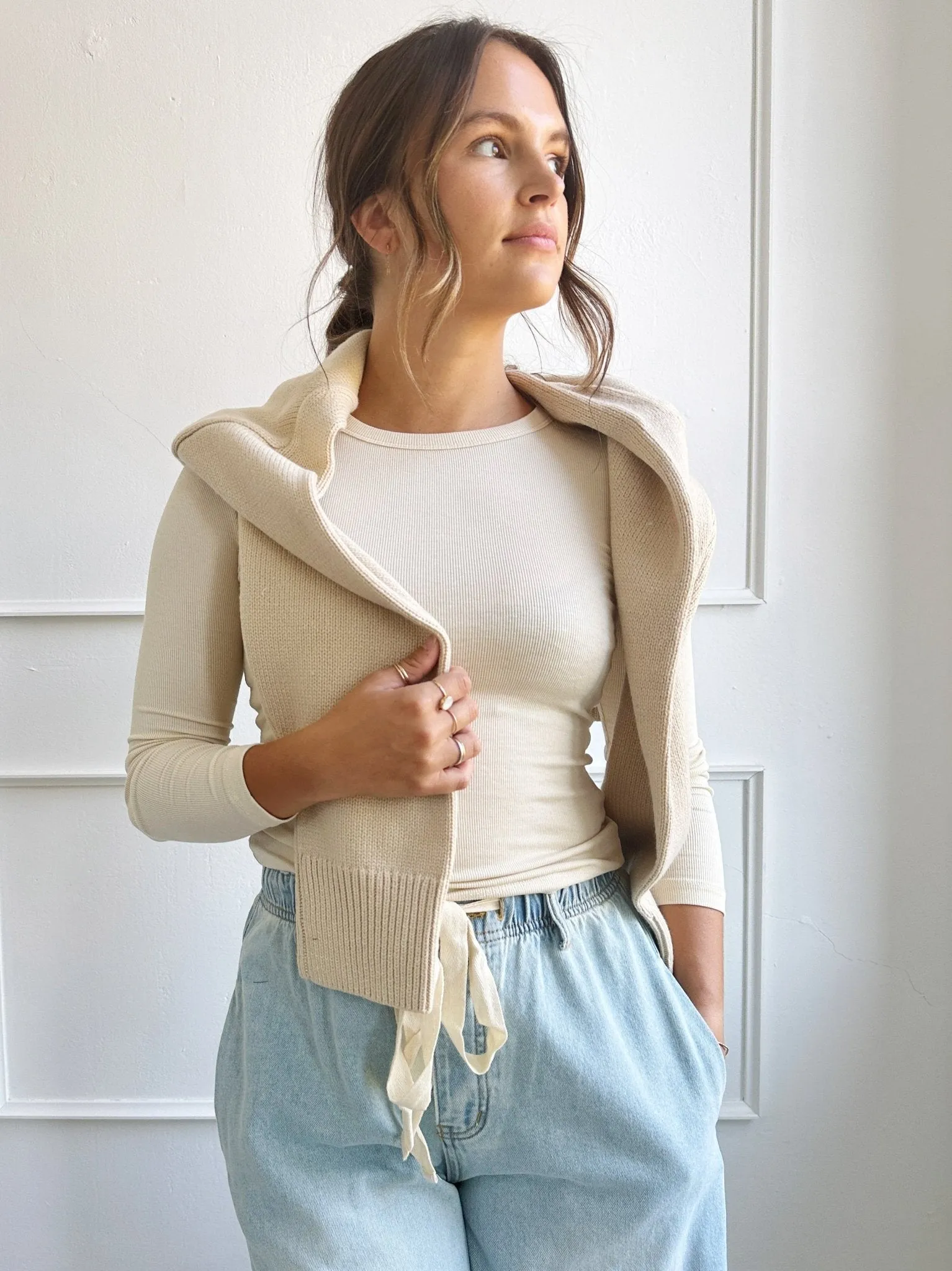 Classic Cropped Sweater