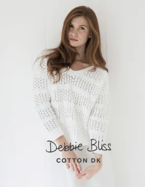 Debbie Bliss Lace and Moss Stitch Sweater Pattern