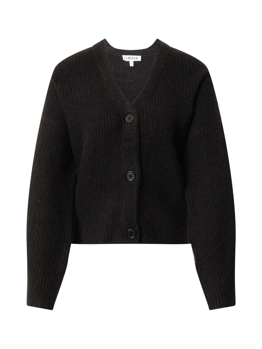 Edited Susan knitted cardigan, black