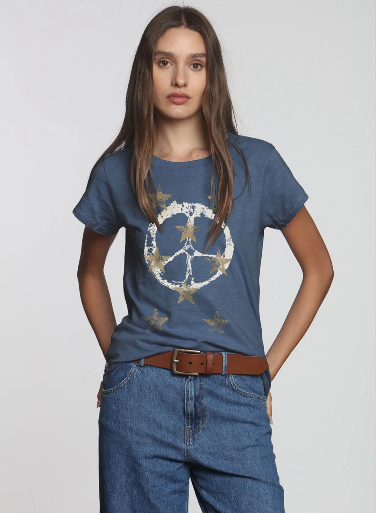 Graphic Ava Tee - Marine Peace Star