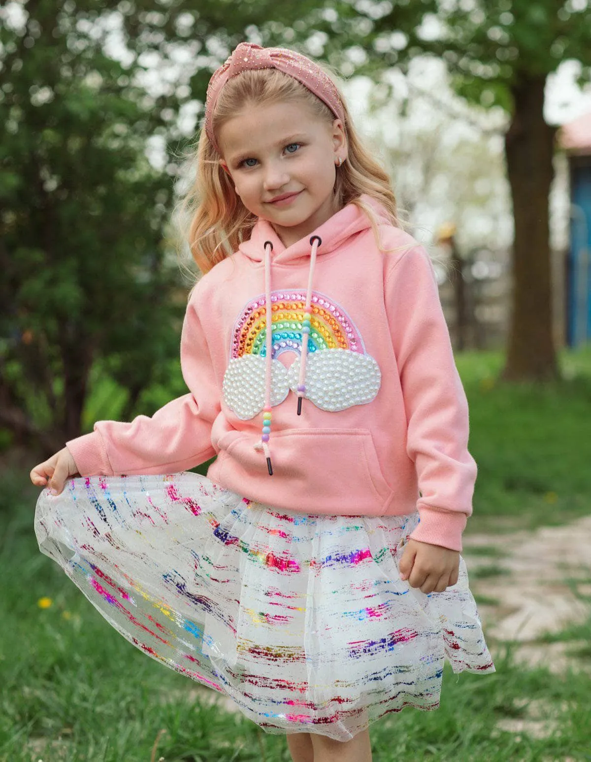 Happy Rainbow Candy Hoodie