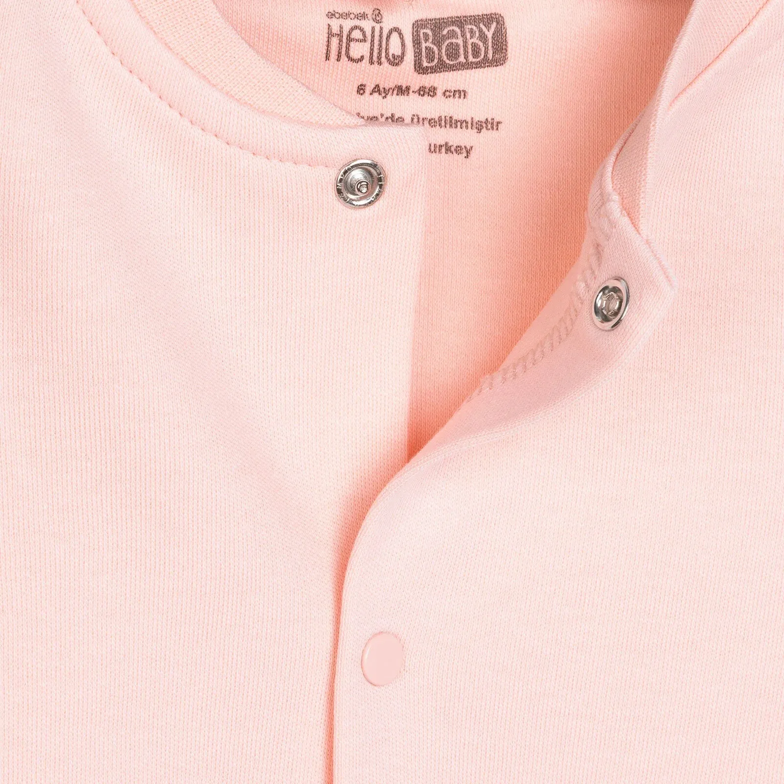 HelloBaby Basic Rib Cardigan - Light Pink