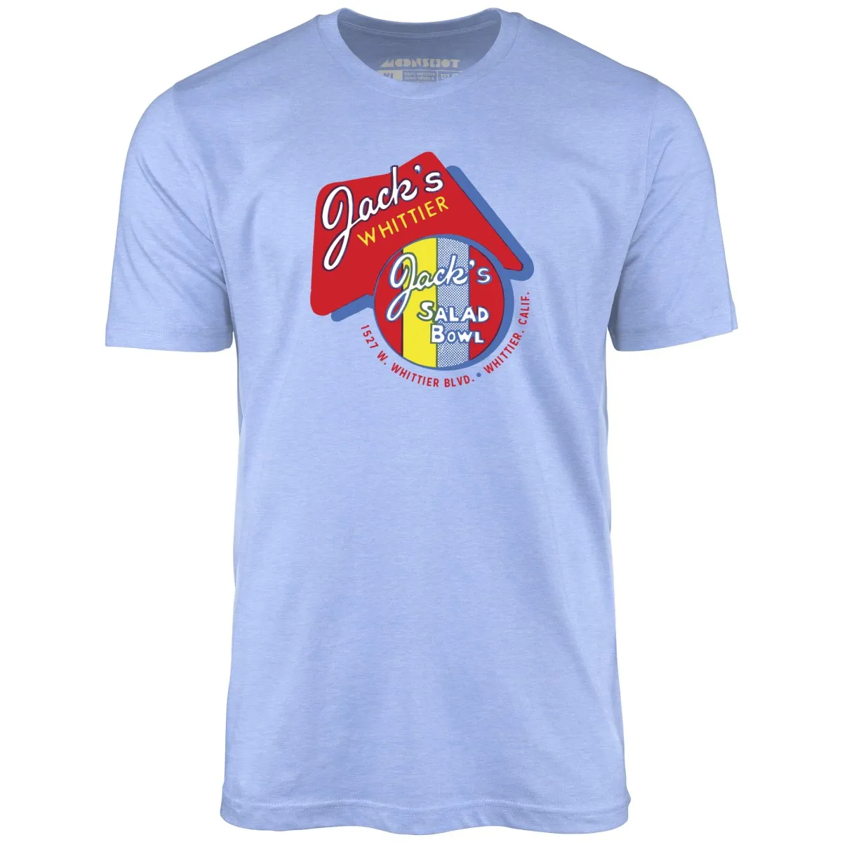 Jack's Salad Bowl - Whittier, CA - Vintage Restaurant - Unisex T-Shirt