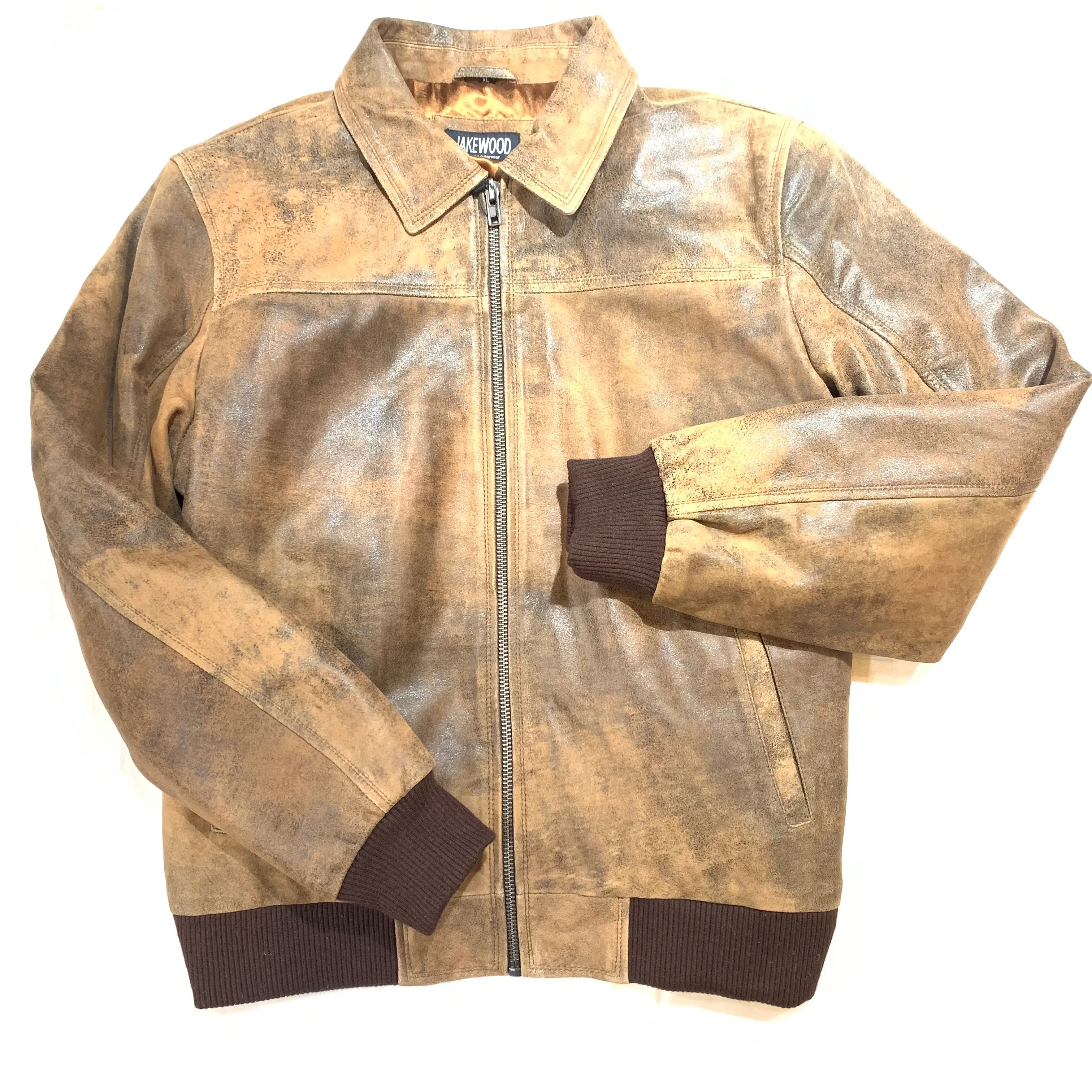 Kashani Jungle Lambskin Bomber Jacket