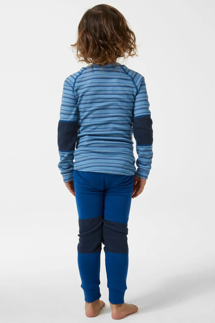 Kids Baselayer Helly Hansen Lifa Merino Set Blue Fog