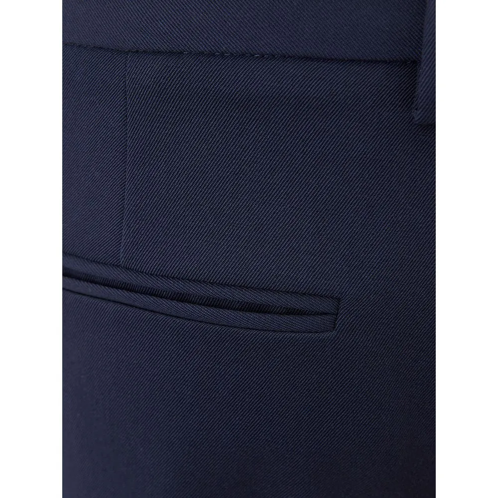 Lardini Elegant Blue Wool Pants for Women