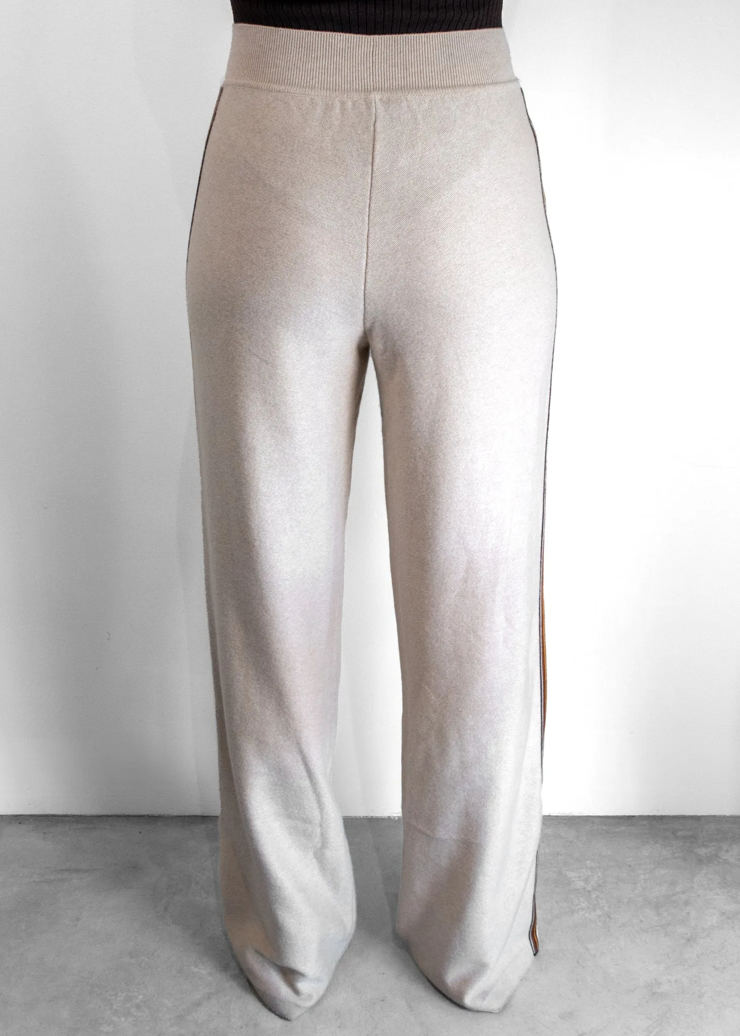 Loro Piana The Suitcase Stripe Webbing-trimmed Cashmere Track Pants