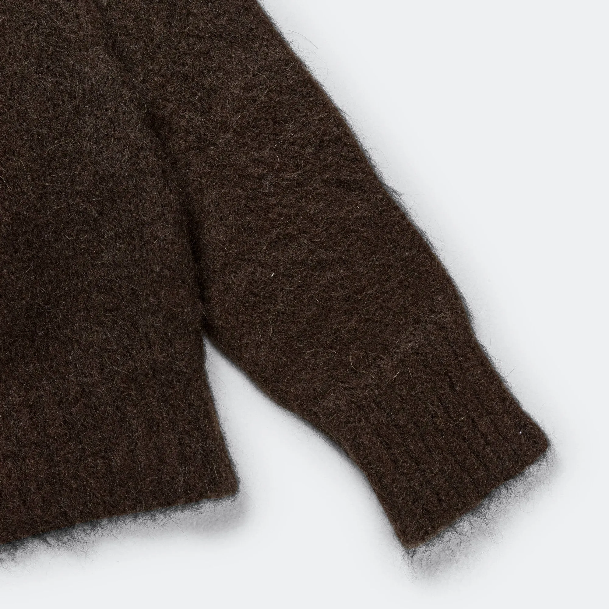 Mohair Cardigan - Brown