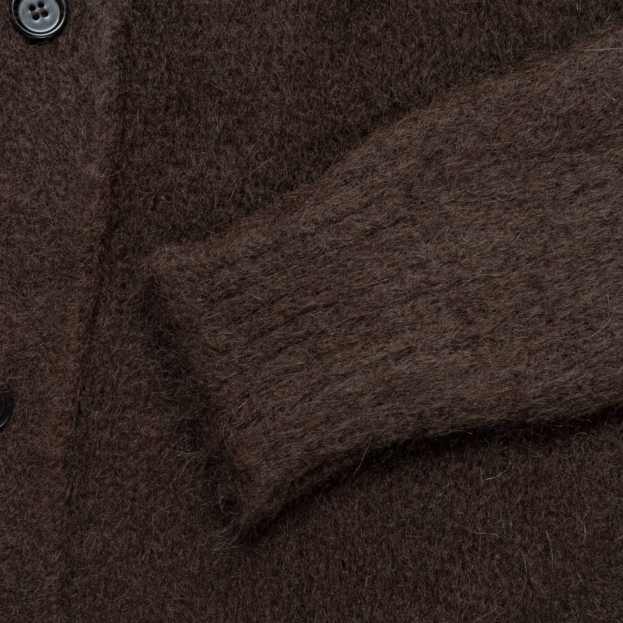 Mohair Cardigan - Brown