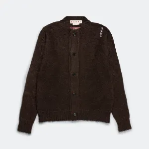 Mohair Cardigan - Brown