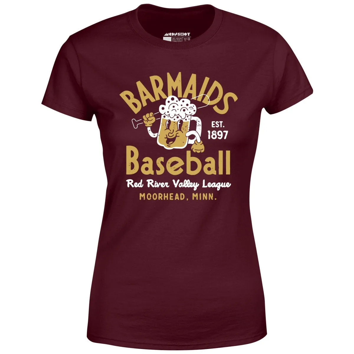 Moorhead Barmaids - Minnesota - Vintage Defunct Baseball Teams - Women's T-Shirt