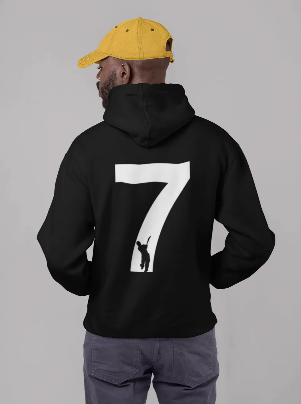 MS Dhoni 7 (Double Sided Print): WINTER HOODIES