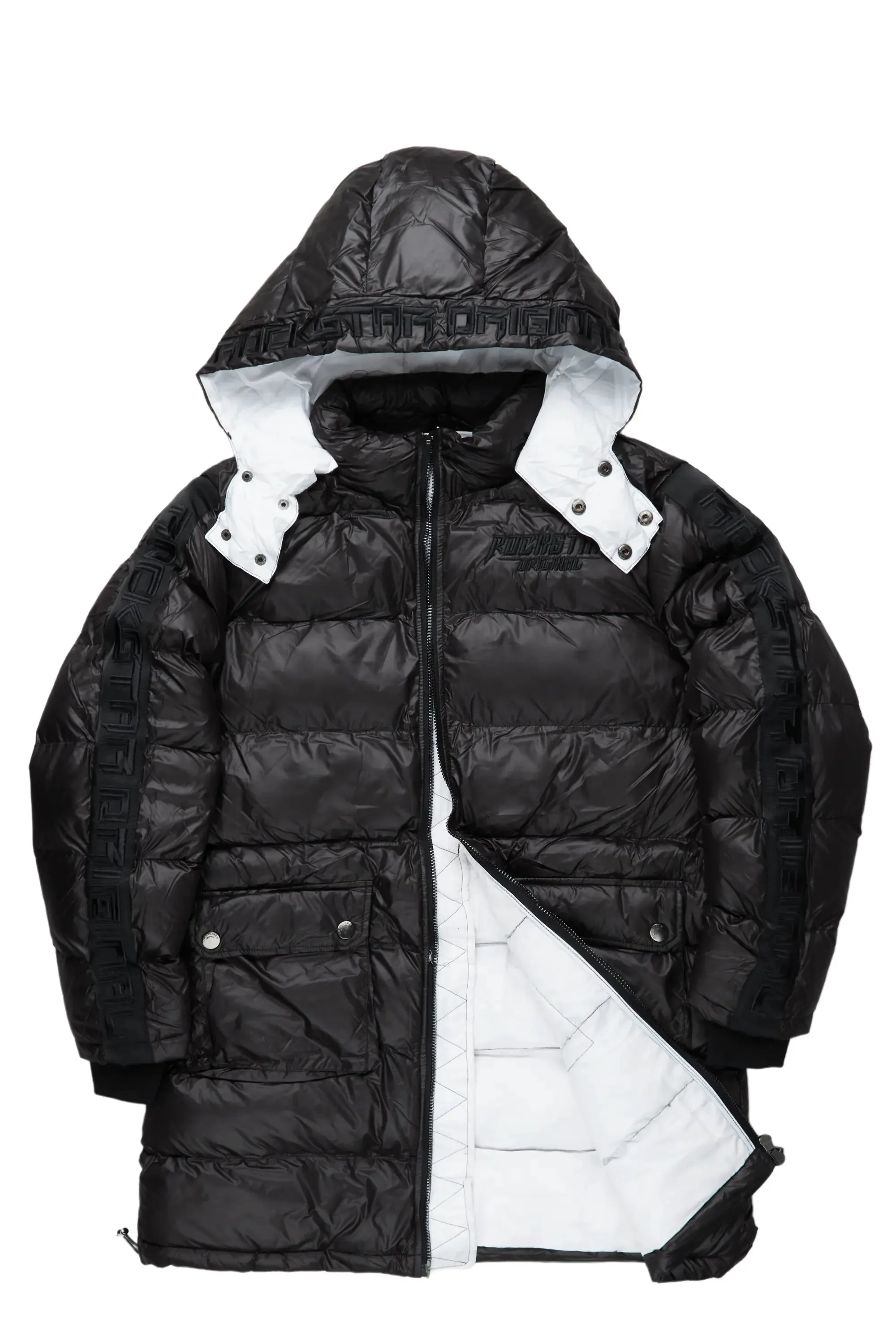 Nikita Black/Black Long Puffer Jacket