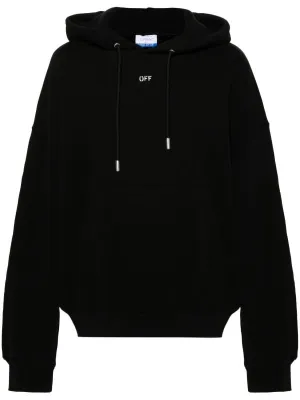 OFF STAMP LOGO-PRINT OVER HOODIE