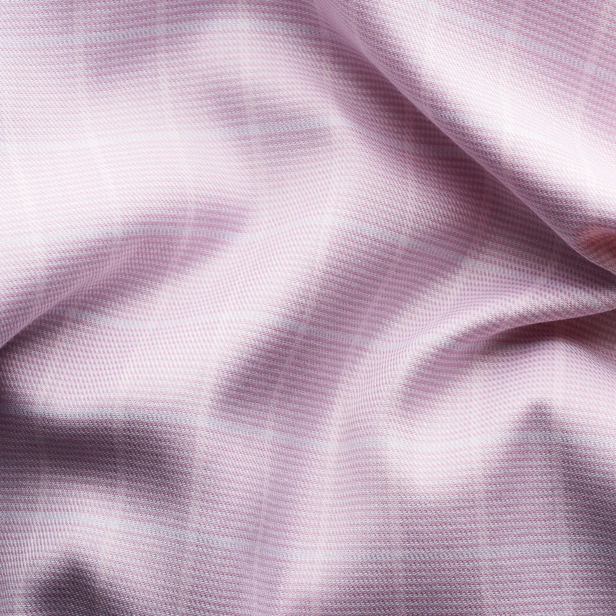 Pink Checked Signature Twill Slim Fit Shirt