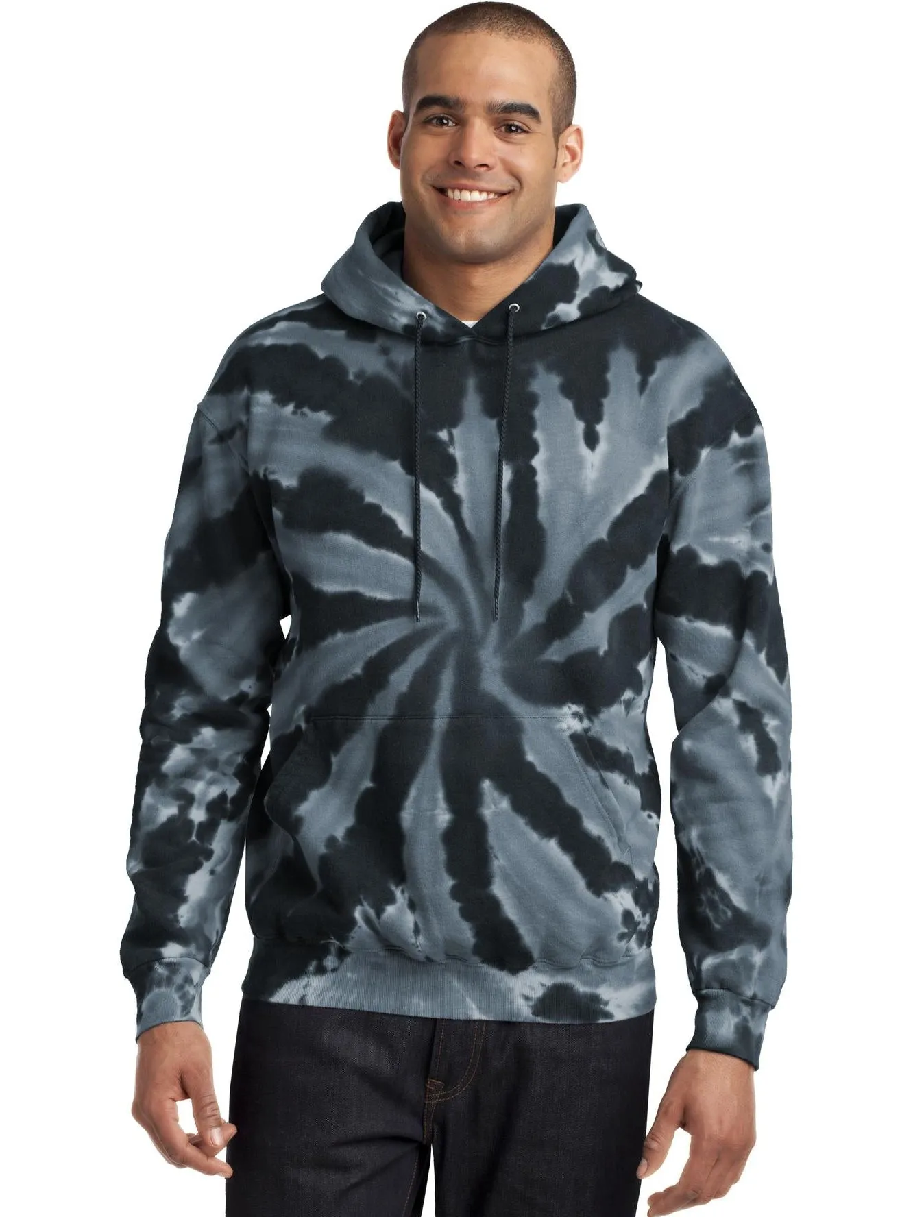 Port & Company Tie-Dye Pullover Hooded Sweatshirt