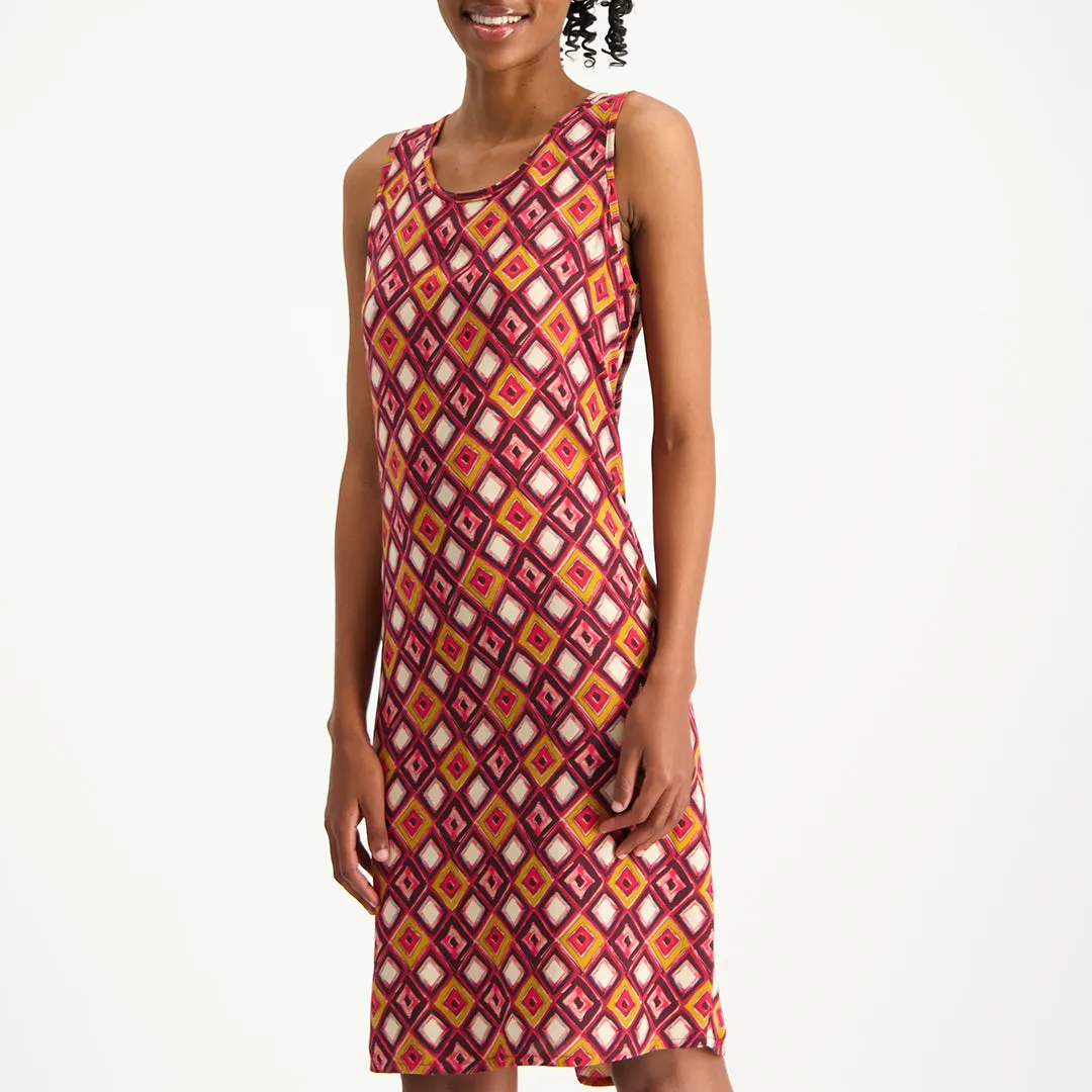 Printed Sleeveless Dress