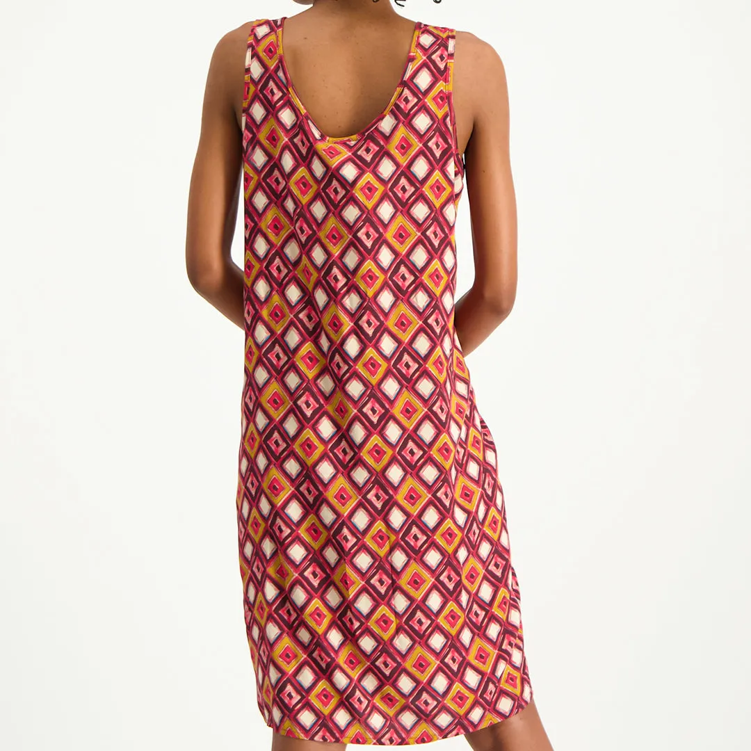 Printed Sleeveless Dress