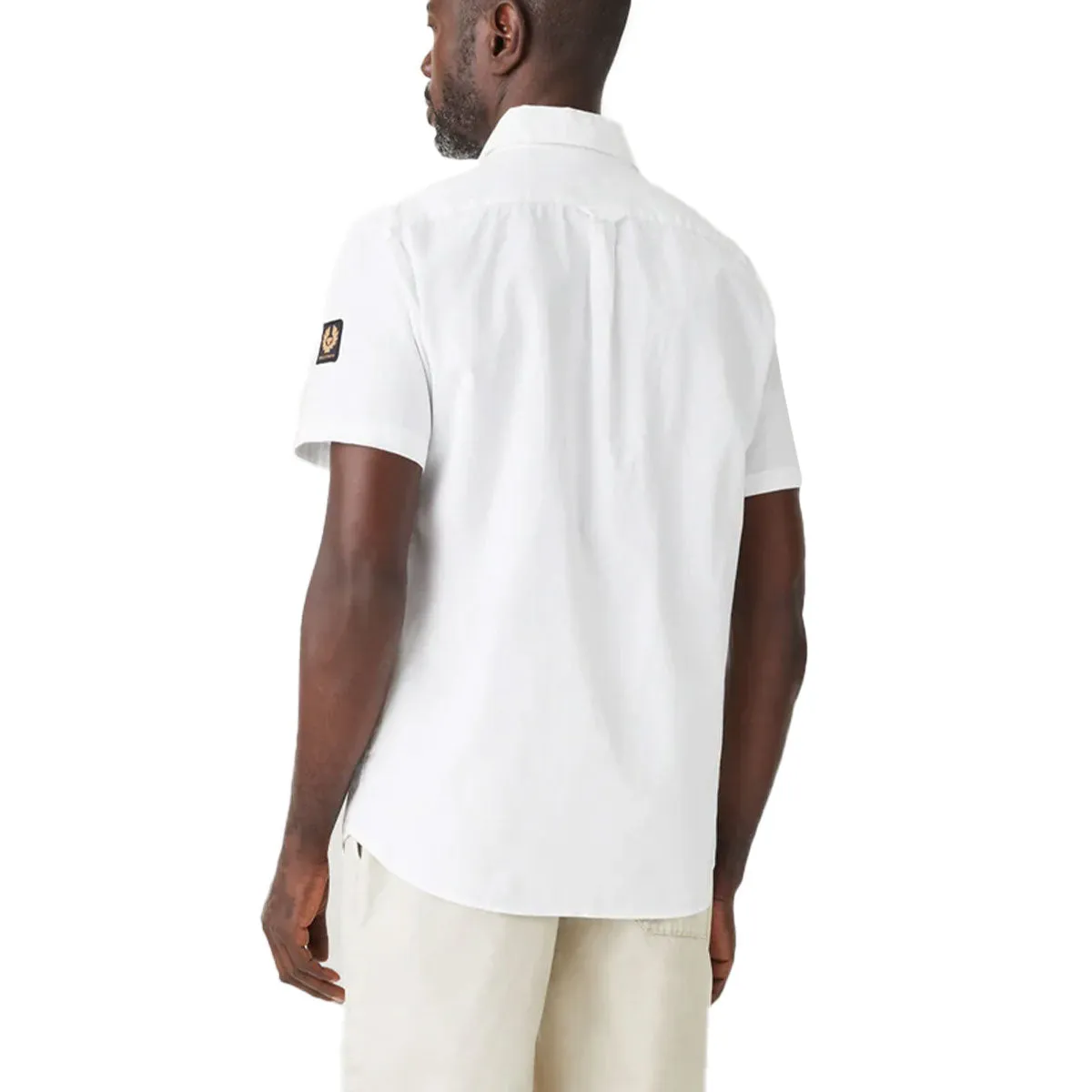 Scale White Short Sleeve Shirt