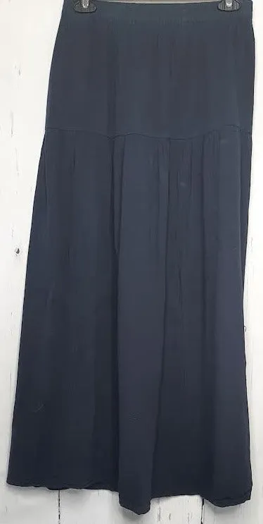 Skirt Long-Dark Blue-Women's-S1687