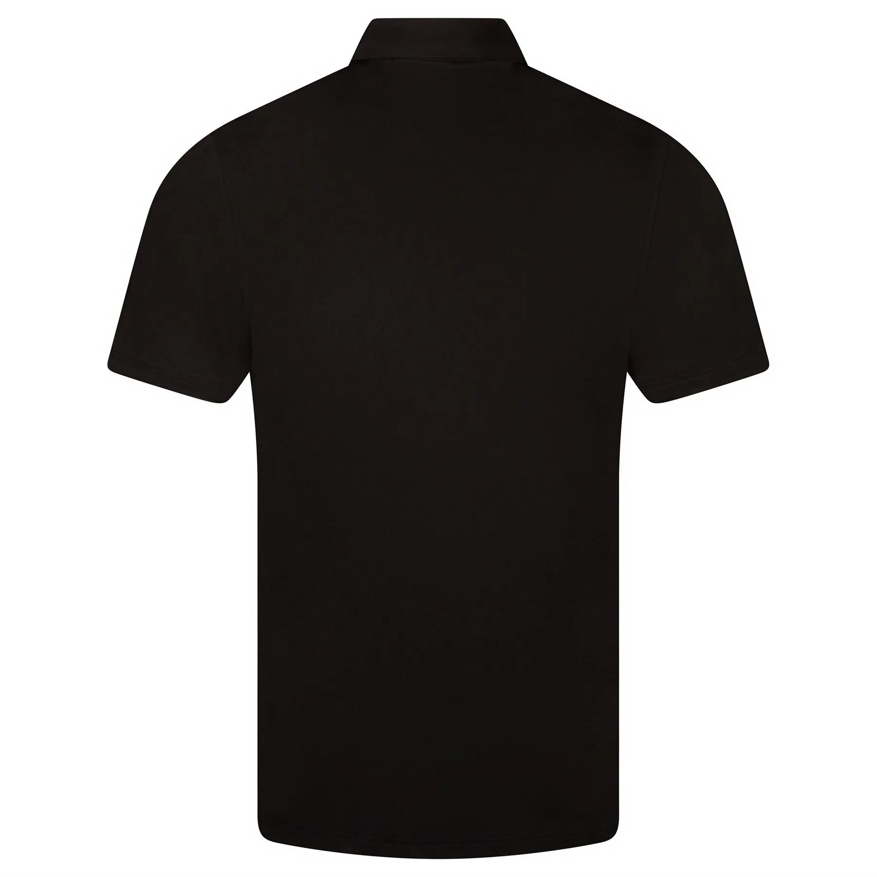 Solid Performance Jersey Polo Black - 2025