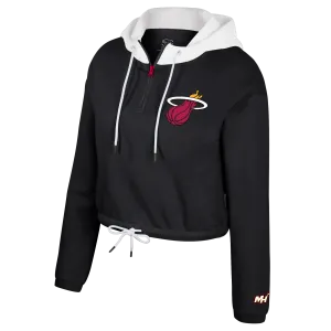 Stadium Essentials Miami HEAT Quarter Zip Women's Hoodie