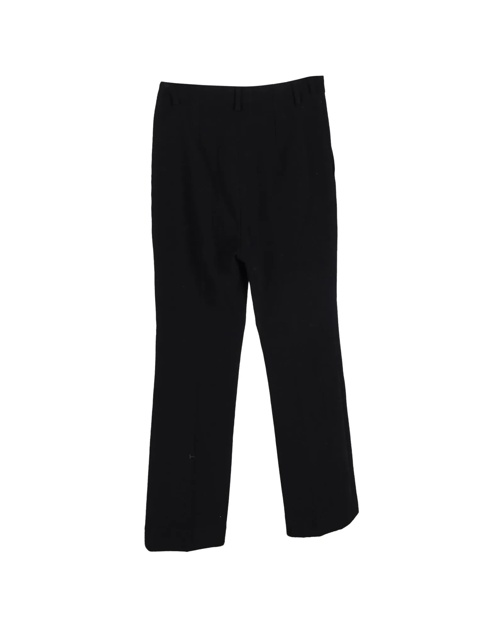 Straight-Leg Wool Trousers for Versatile Elegance