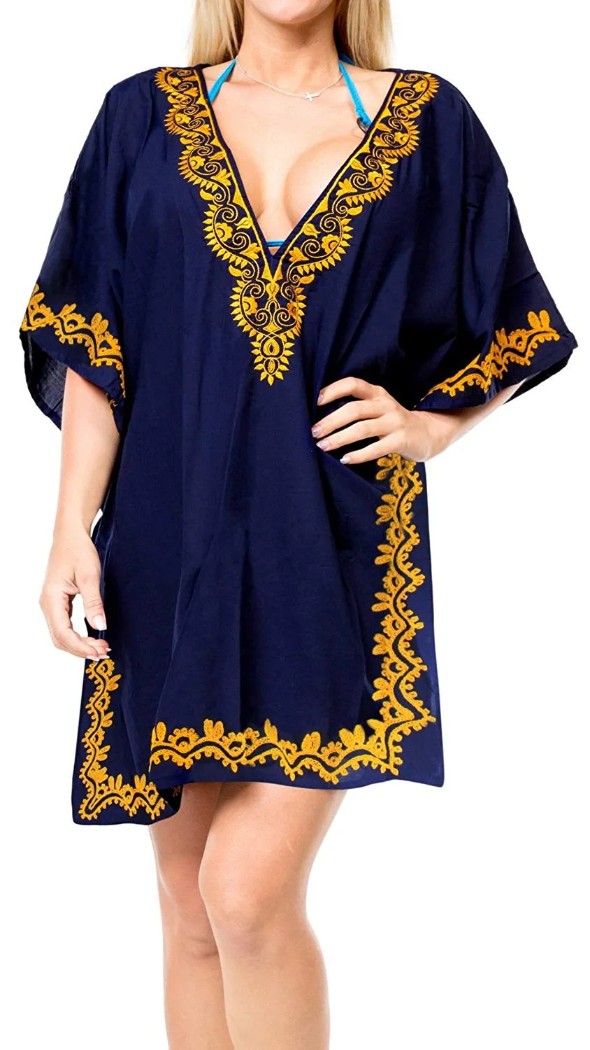 Tunic Top Rayon Swimsuit Bikini Cover up Swimwear Beach Women Dress Plus Ladies