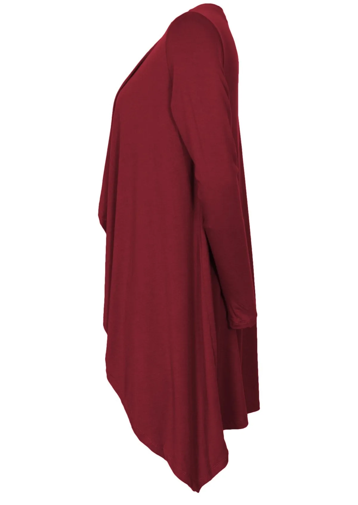 Waterfall Cardi Maroon